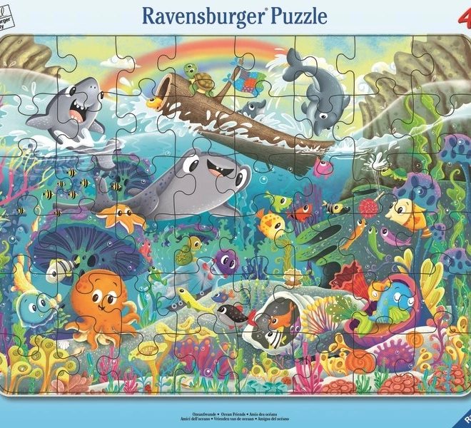 Dětské puzzle Přátelé z oceánu 48 dílků