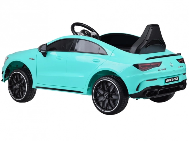 Dětské elektrické auto Mercedes AMG CLA 45s s houpacím efektem – Modrá