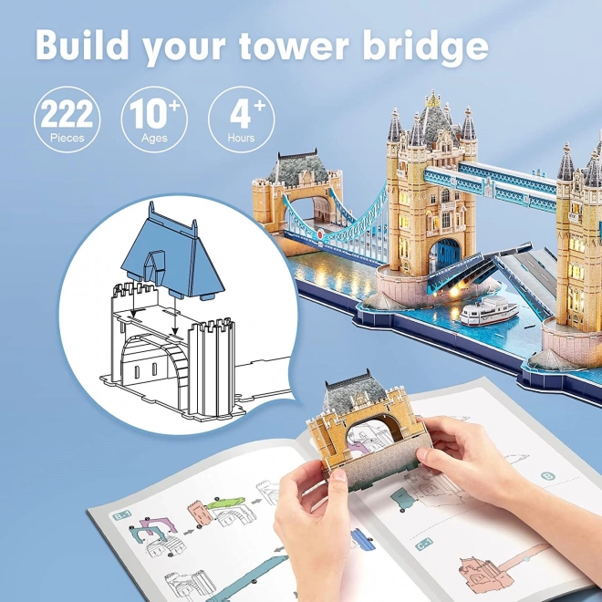 3D puzzle - Tower Bridge vedl