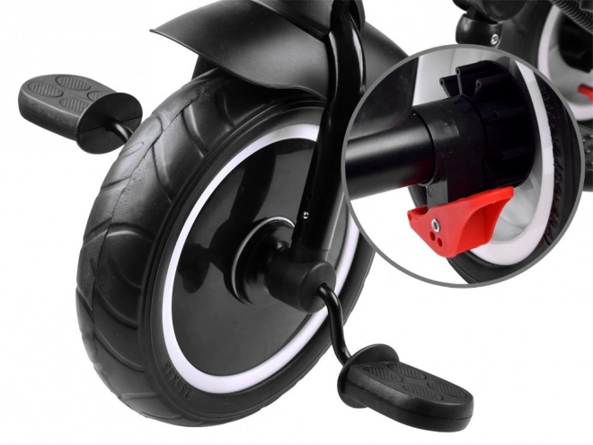 Dětská tříkolka Tiny Bike 3v1 s otočnou sedačkou a stříškou – Modrá