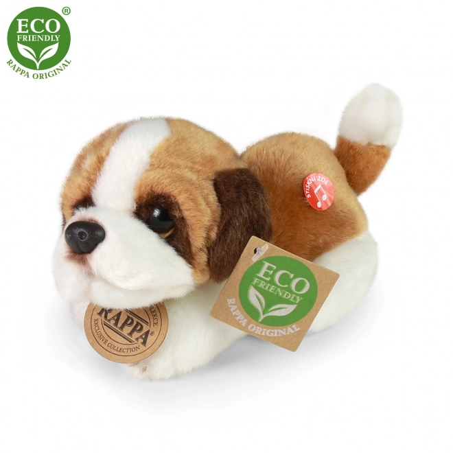Plyšový pes ležící 15 cm eco-friendly