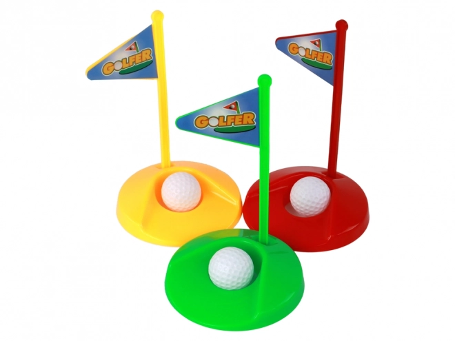 Mini plastový golfový set pro děti ks12