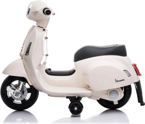 Dětský akumulátorový skútr Vespa GTS 300 Mini bílý
