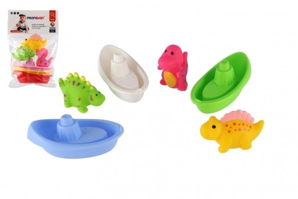 Stříkací lodičky a dinosauři do vody
