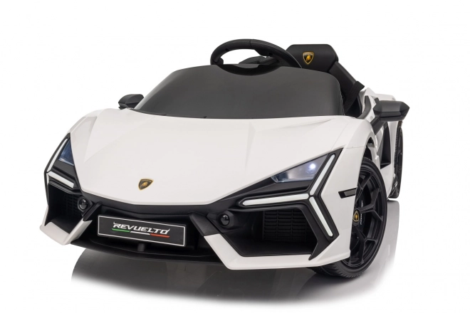 Dětský elektrický vůz Lamborghini Revuelto bílý