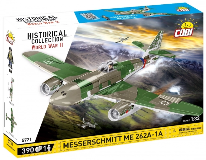 COBI 5721 II WW Messerschmitt ME 262A-1A, 1:32, 390 k, 1 f