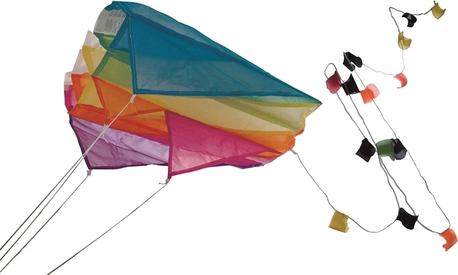 Barevný létající drak nylon 60x45 cm