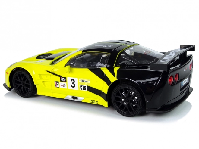Rychlostní auto R/C 1:18 Corvette C6.R žluté