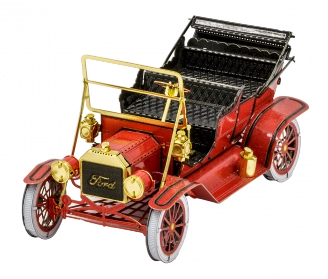 3D puzzle kovový model Ford model T 1908 červený