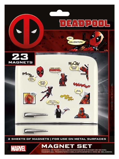 Sada magnetek Deadpool