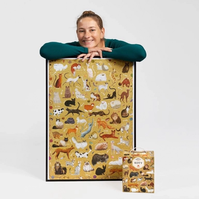 Puzzle Puzzlove Kočky 1000 dílků