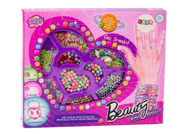 Korálky pro šperky Náramek DIY Barevná kreativní sada