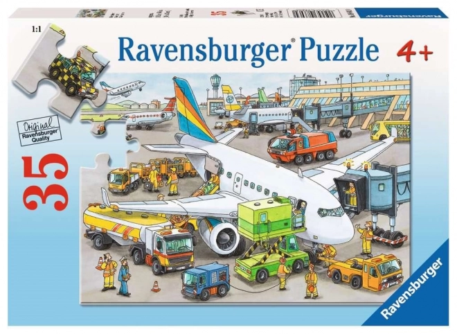 Puzzle rušné letiště 35 dílků