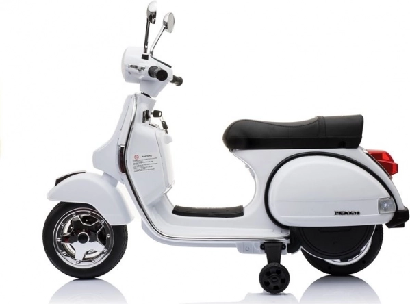 Skútr na baterie Vespa bílý