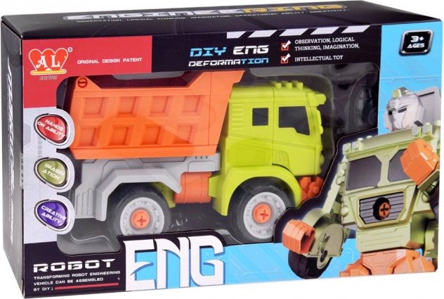 Dvě hračky v jedné: auto i robot