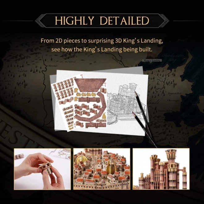 3D puzzle Game of Thrones Královo přístaviště