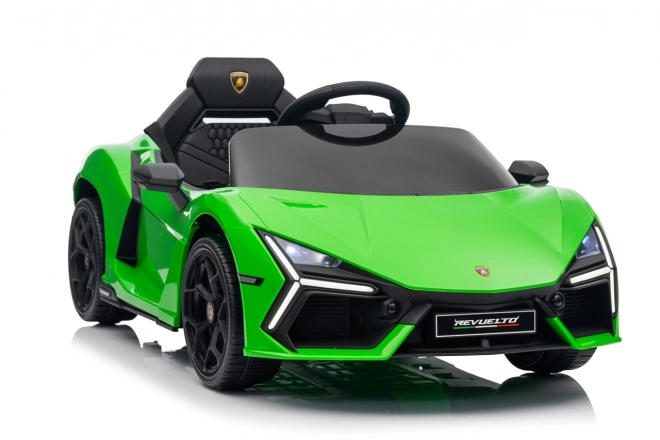 Elektrické autíčko Lamborghini Revuelto zelené