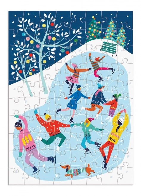 Adventní kalendář s puzzle Galison - 12v1
