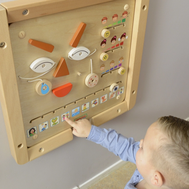 Masterkidz edukační tabule Jak se cítíš? Učení emocí Montessori
