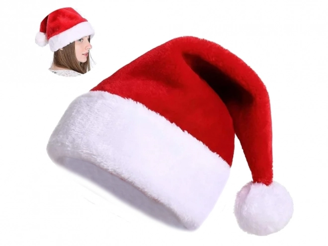Santovská čepice s bambulí