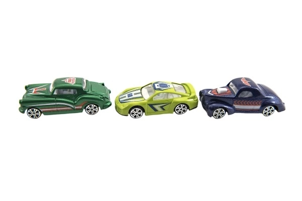 Kovové závodní auto 6 cm v krabičce