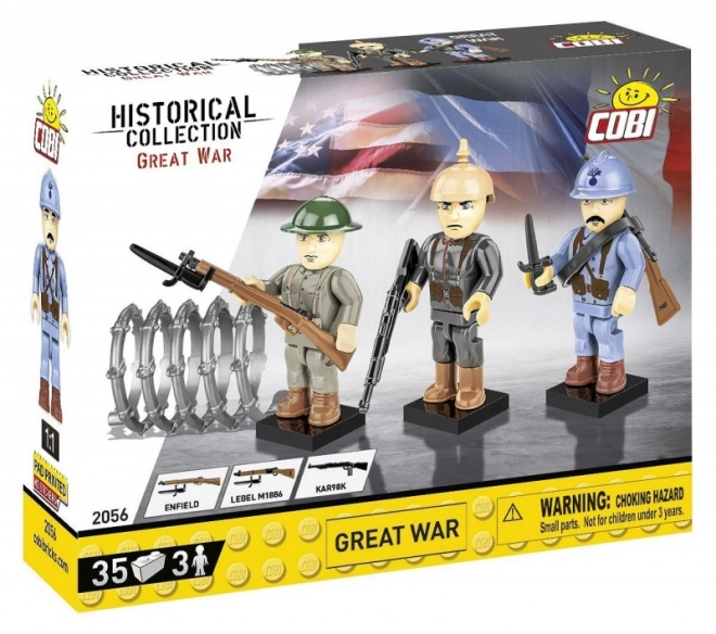 Velká válka 3 figurky 35 cihel