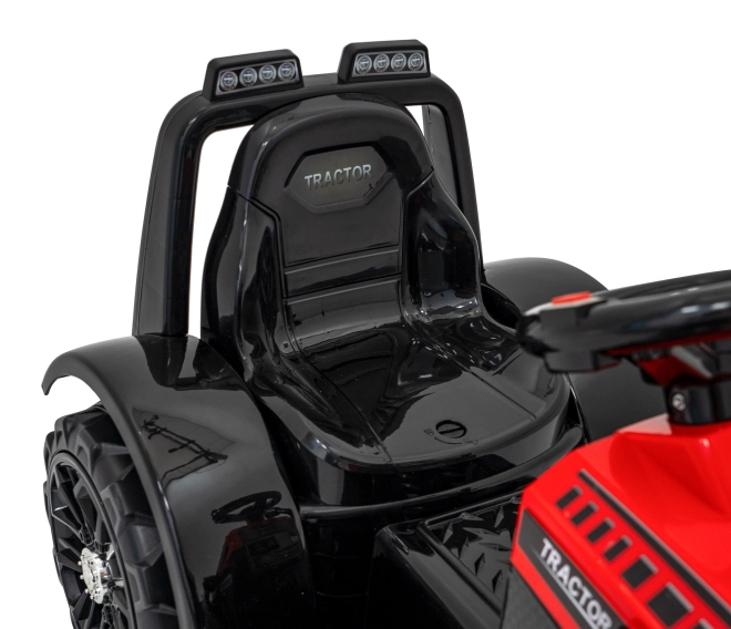 Otroški električni traktor z radlico – Červený