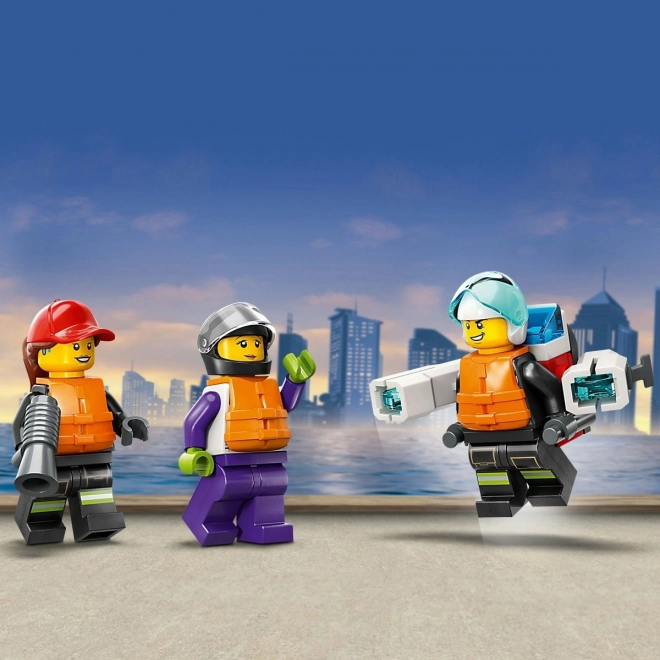 LEGO® City 60373 Hasičská záchranná loď a člun
