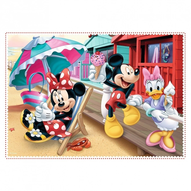 Puzzle 4v1 Minnie s přáteli