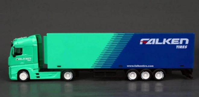 Kamion s přívěsem Bburago MB Actros Gigaspace Firestone 1:43