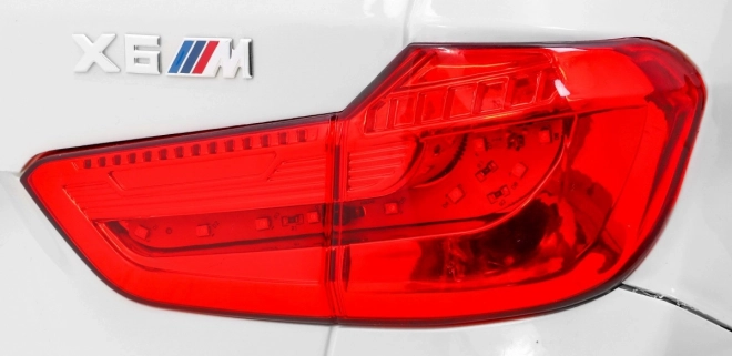 Elektrycké auto BMW X6M pro děti - bílé