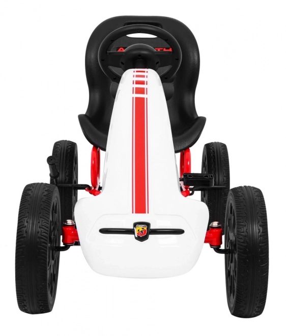 Gokart na pedály ABARTH bílý