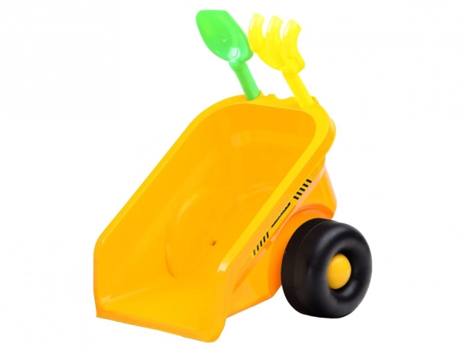 Jeździk Traktor s Přívěsem – Žlutá