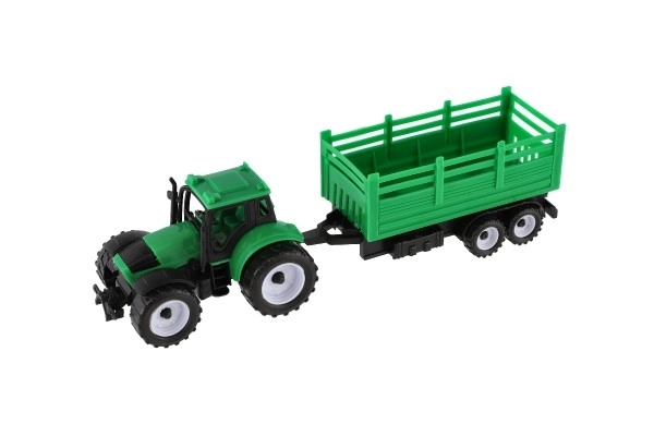 Plastový traktor s přívěsem