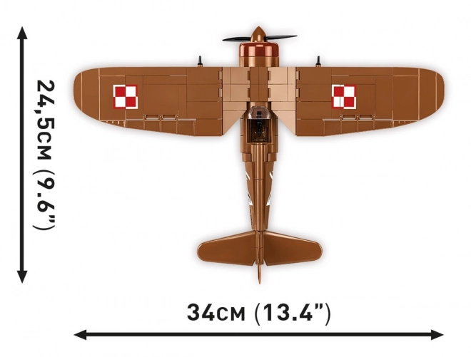 COBI 5742 II WW PZL P.11c, 1:32, 320 k, 1 f