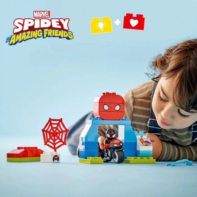 LEGO DUPLO Spidey a dobrodružství na motocyklu