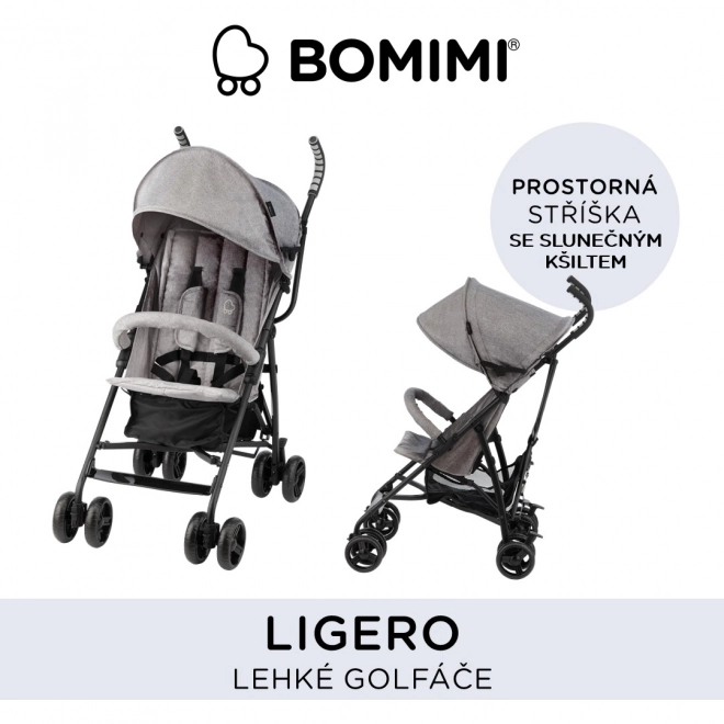 Bomimi LIGERO golfky, GREY melange