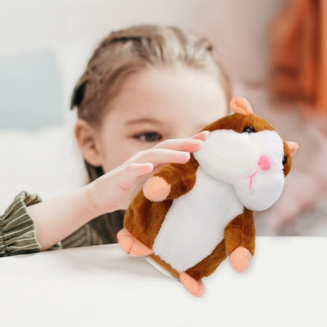 Interaktivní mluvící křeček – Světle hnědý