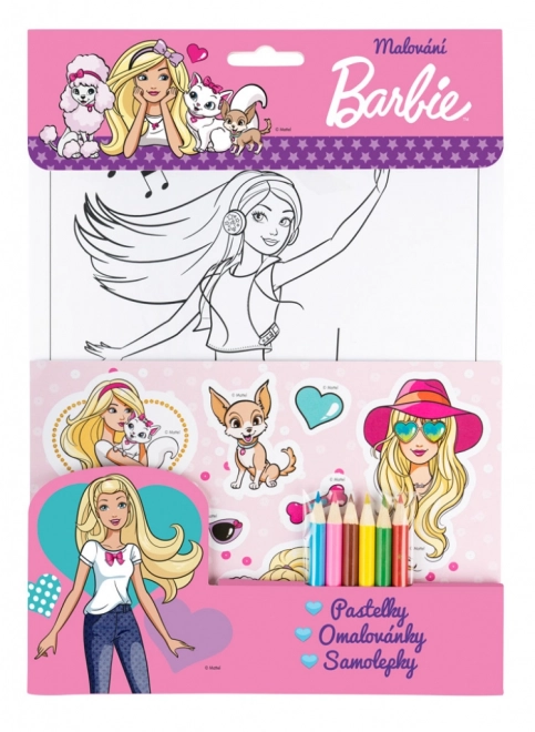 Barbie omalovánky a kreativní sada