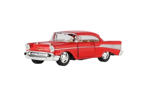 Auto Kinsmart 1957 Chevrolet Bel Air kov/plast 12cm 4 barvy na zpětné natažení 12ks v boxu