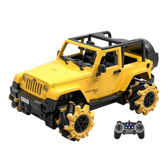 Dálkově ovládané auto 1:16 Double Eagle (žluté) Jeep (drift) E348-003