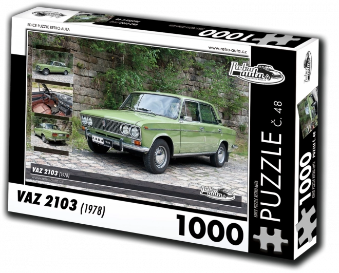 Retro auta puzzle Vaz 2103 (1978) 1000 dílků