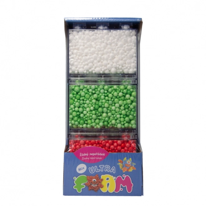 Ultra Foam 3 pack mix (balení 3 kusů zelená, červená, bílá)