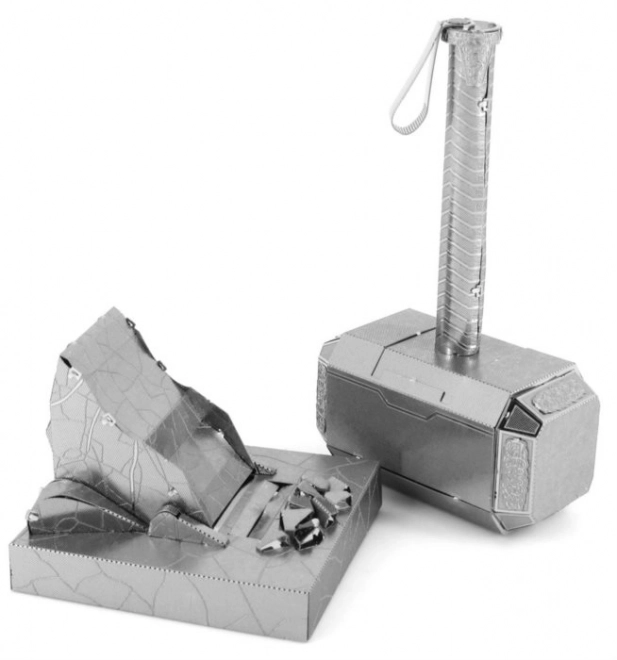 METAL EARTH 3D puzzle Avengers: Thórovo kladivo
