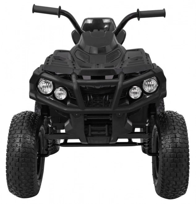 Dětská čtyřkolka ATV Air battery quad Black + nafukovací kola + rádio MP3 + pomalý start