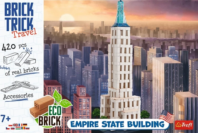 BRICK TRICK Travel: Empire State Building XL 420 dílů