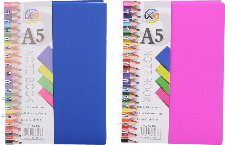 Pevná spirála pro pohodlné psaní