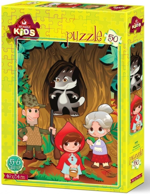Puzzle Červená Karkulka 50 dílků