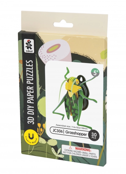 Papírové puzzle Kriket