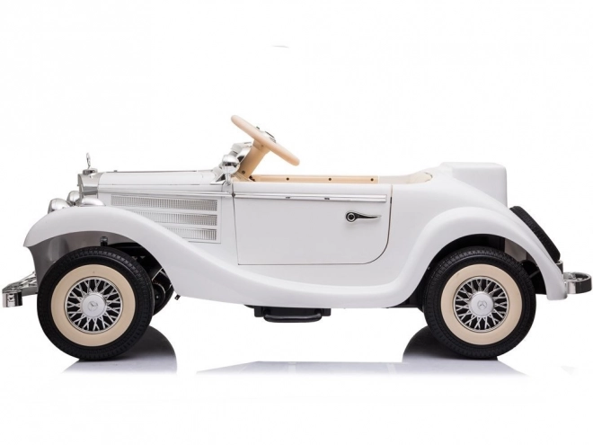 Retro auto na akumulátor Mercedes-Benz 540K – Bílé